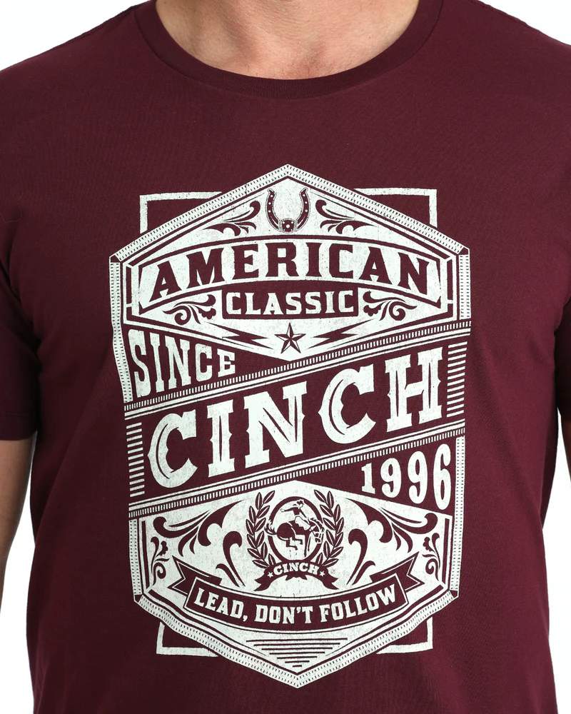 Cinch Mens MTT1690704 American Classic Tee