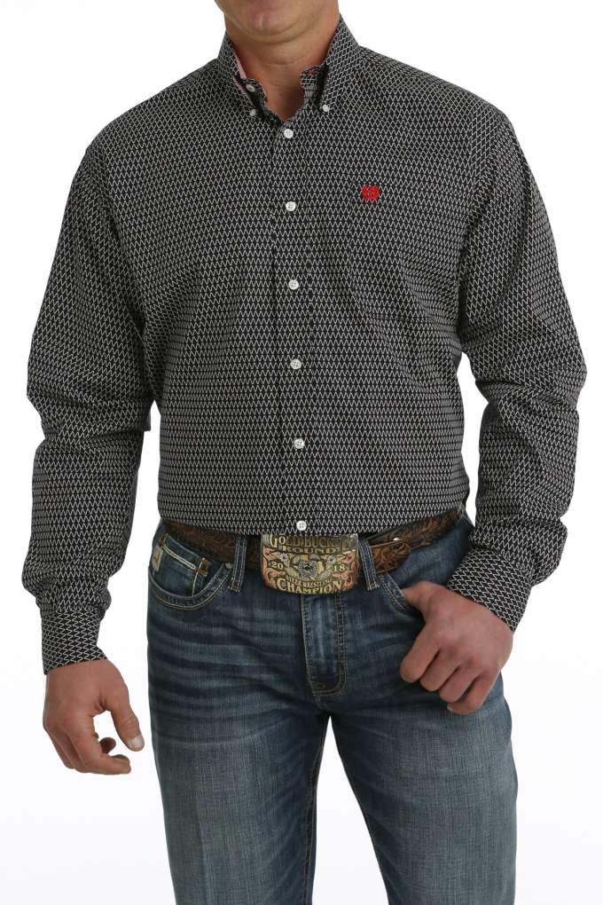 Cinch Mens Matchstick Pattern MTW1105725 Shirt