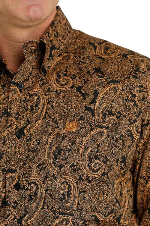 Cinch Mens MTW1105667 Paisley Shirt