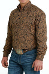 Cinch Mens MTW1105667 Paisley Shirt