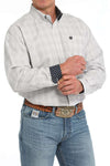 Cinch Mens Plaid Contrast MTW1105858 Classic Shirt