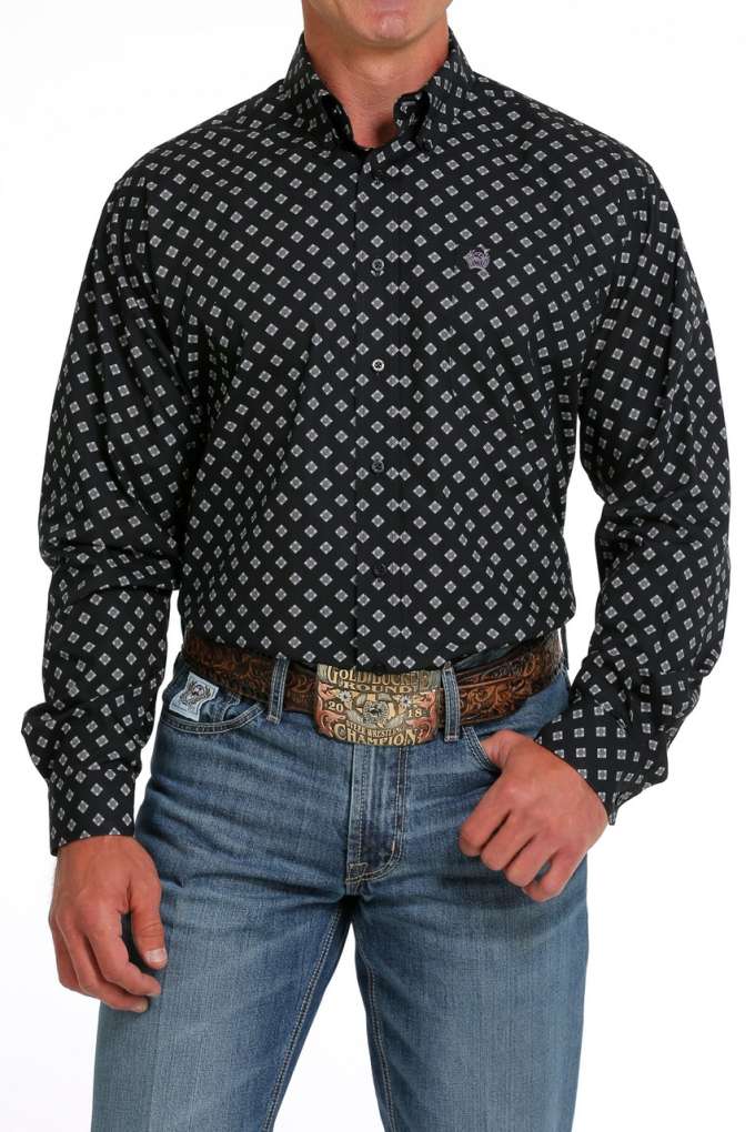 Cinch Mens Classic Print Shirt MTW1105646