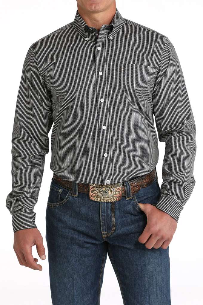 Cinch Men Striped Geo MTW1347107 Shirt