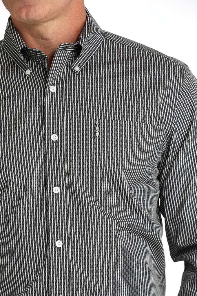 Cinch Men Striped Geo MTW1347107 Shirt