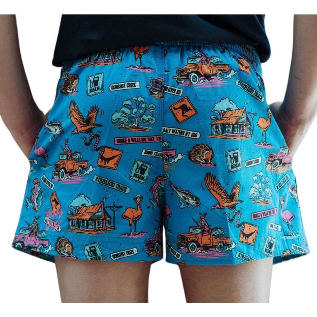 Crowbar Andy Happy Days Youth Print Shorts