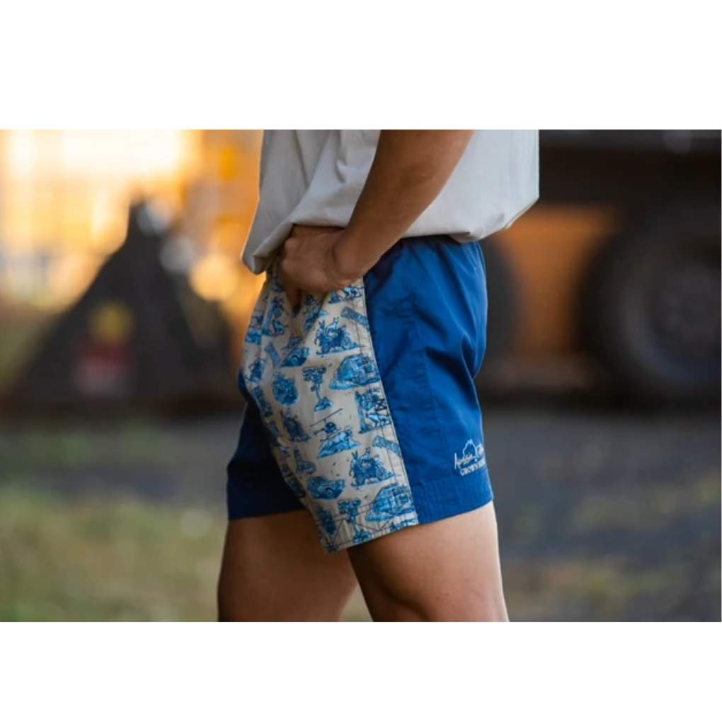 Crowbar Pauly Happy Days Aust Cotton Shorts