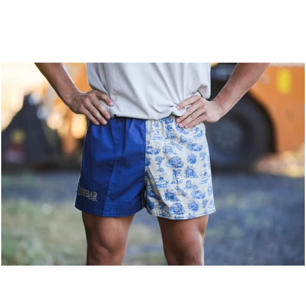 Crowbar Pauly Happy Days Aust Cotton Shorts
