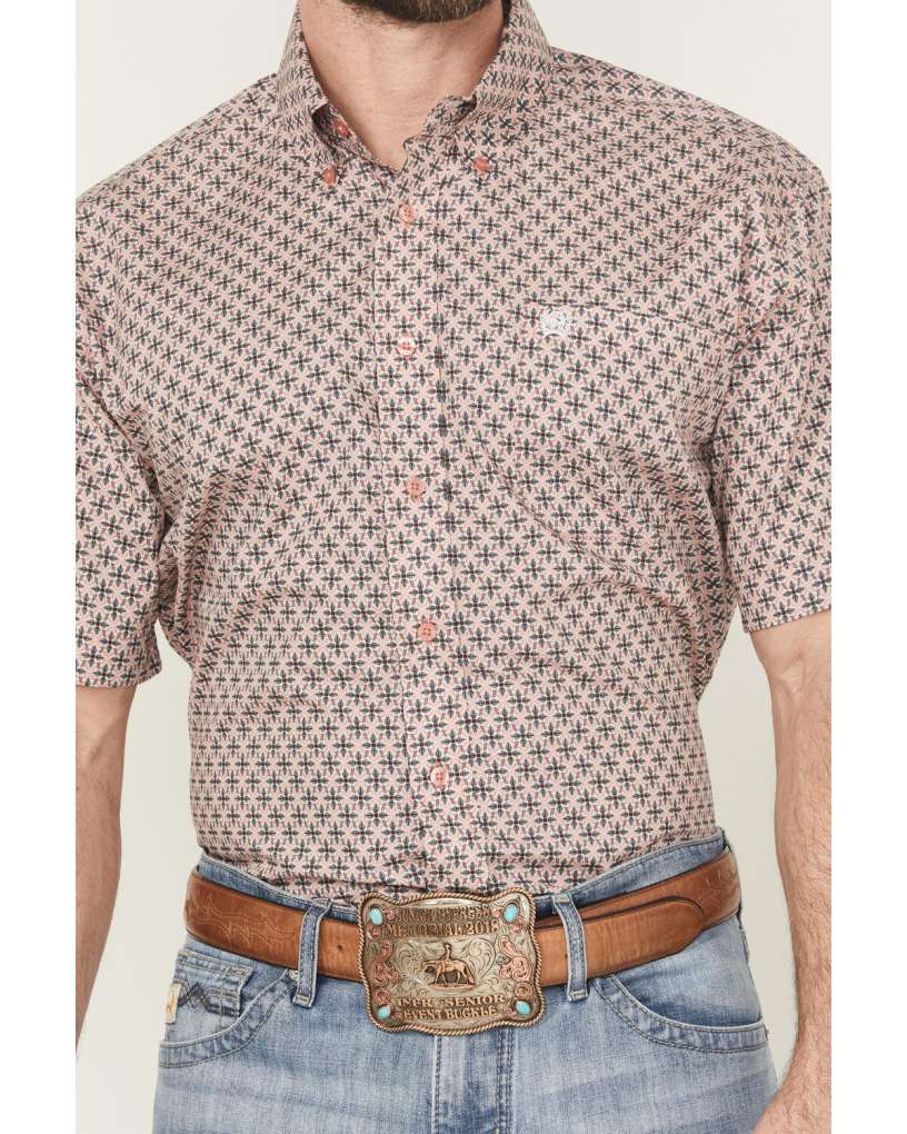 Cinch Mens Floral MTW1111481 S/S Shirt
