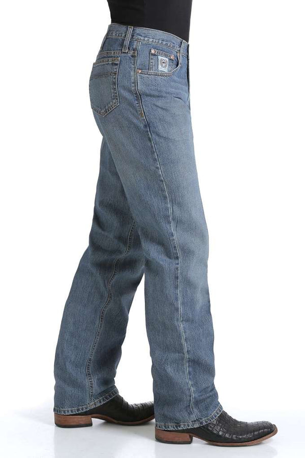 Cinch Label Cinch Mens White Label Jeans Light Wash | The Top Saddlery