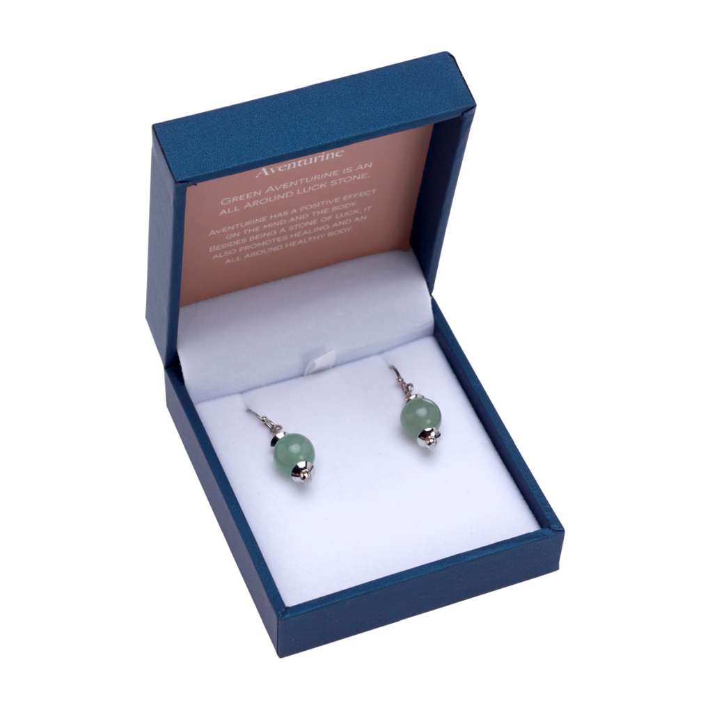 Aventurine earrings discount