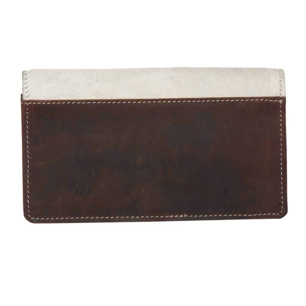 Design Edge Sandy Wallet Brown Tooled