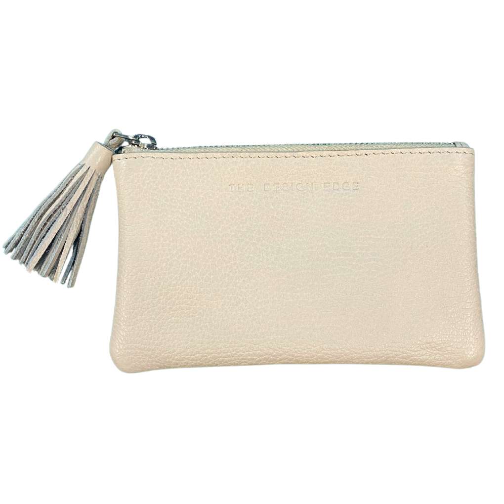 Design Edge York Leather Purse With Tassel