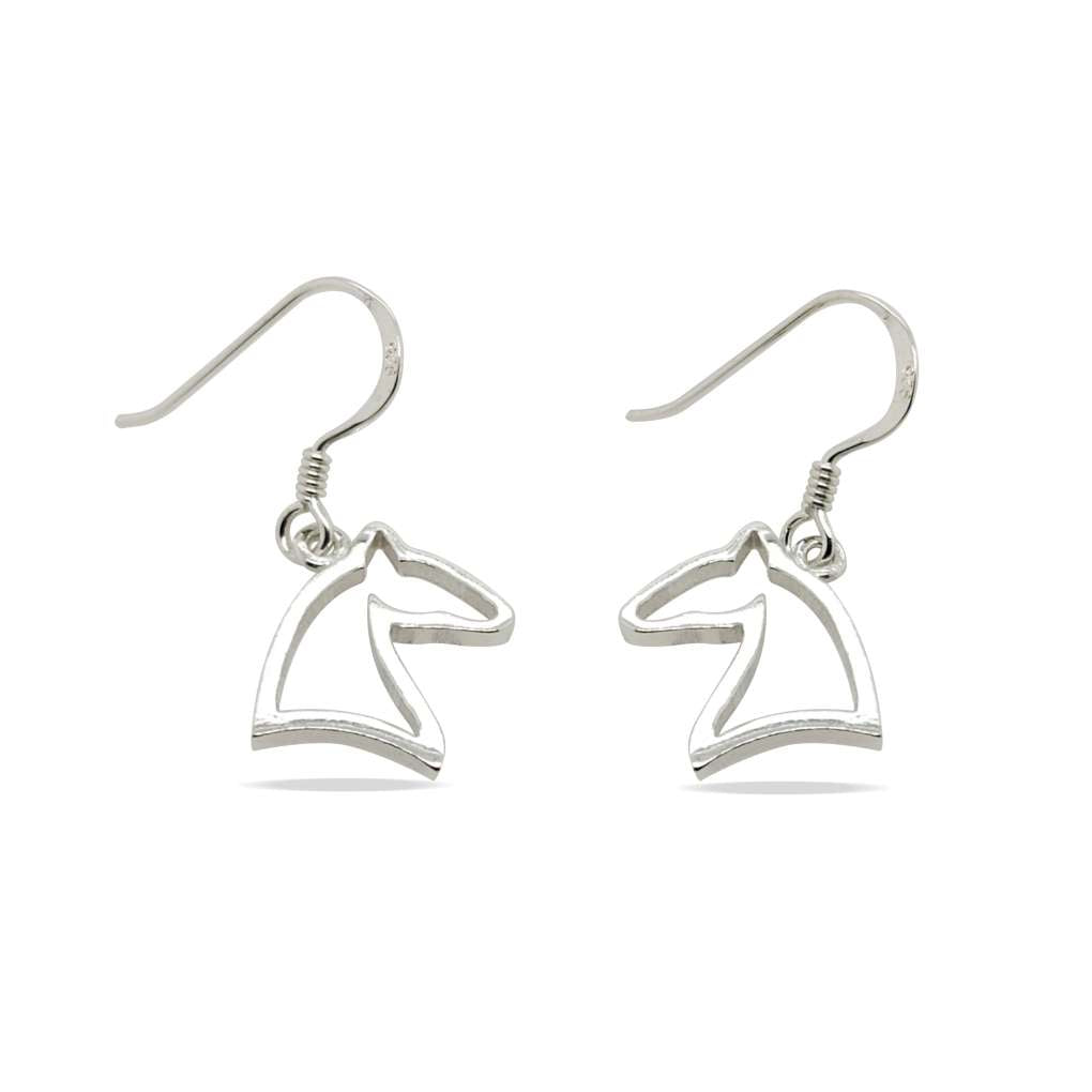 MCJ Earrings S/S C/Out Horse Head