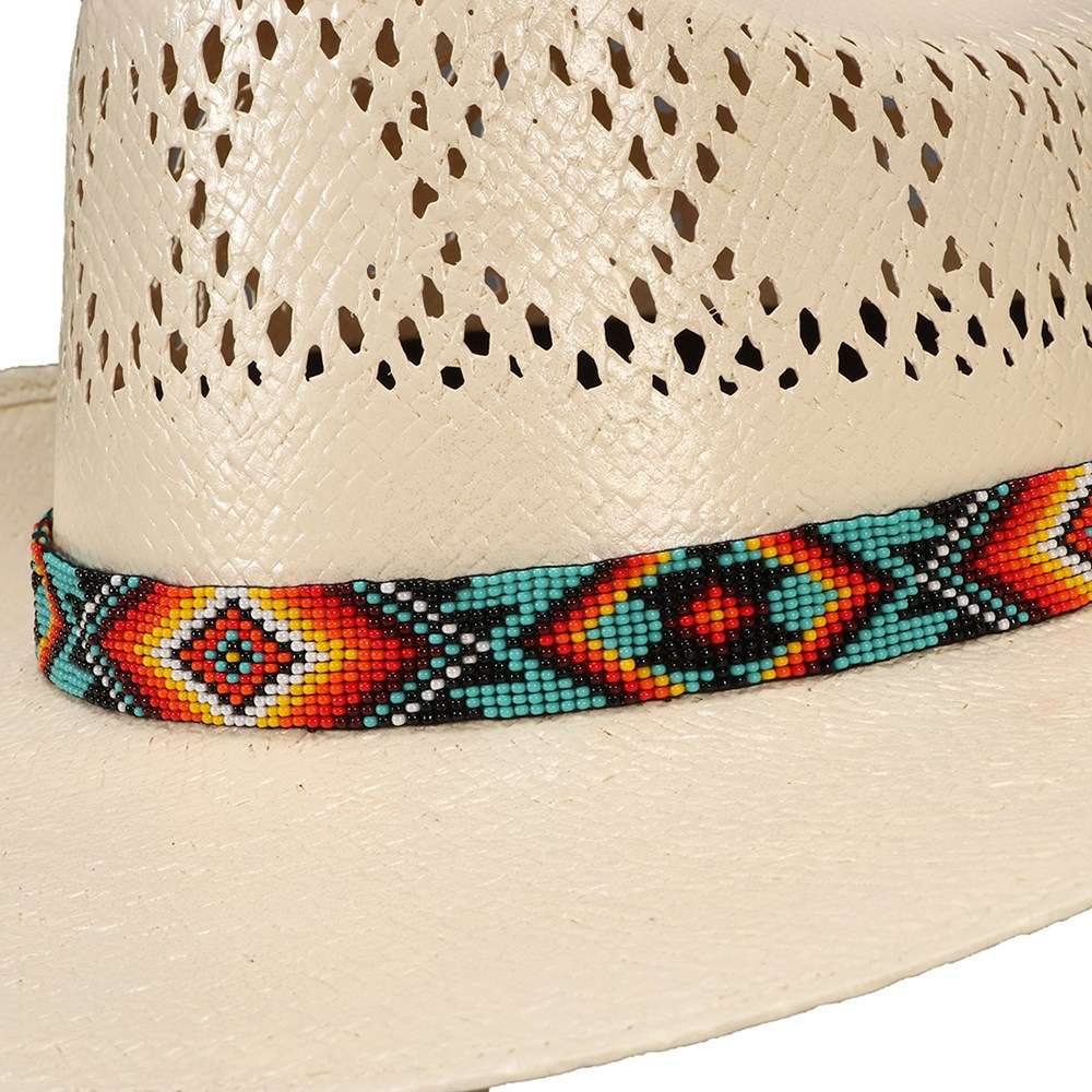 Forth Worth Beaded Aztec Hat Band