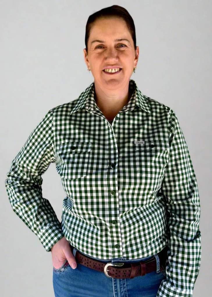 Grovers Ladies Meg Gingham Check Shirt