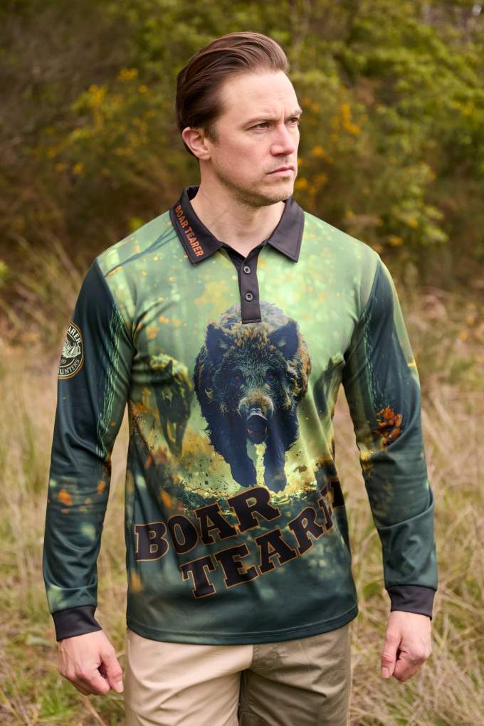 Boar Tearer Mens Gareth Fishing Shirt