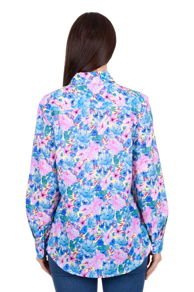 Hard Slog Ladies Trixie Floral Workshirt