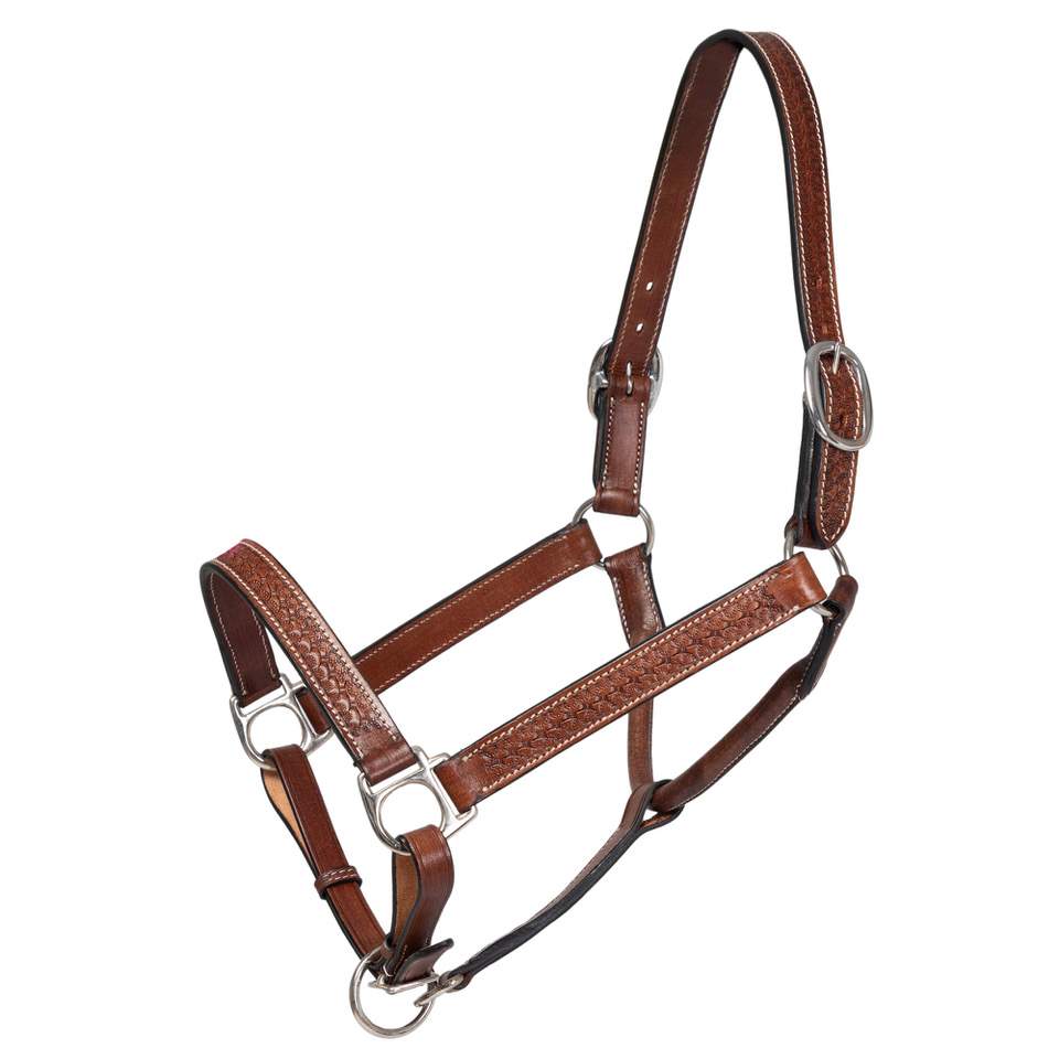 Design Edge Leather Halter Brown