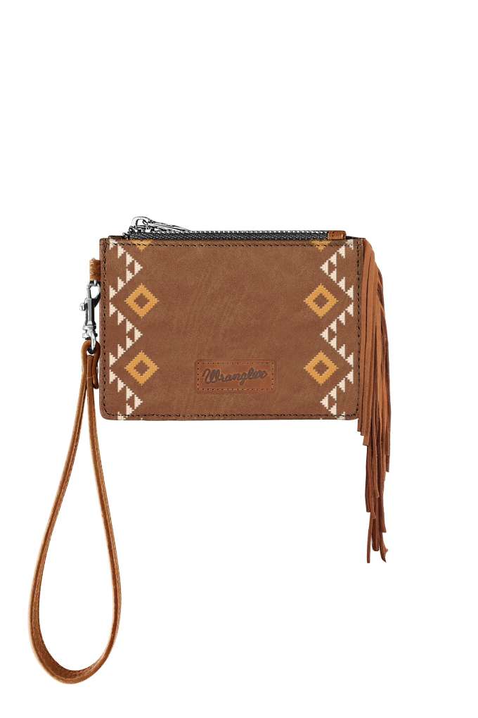 Wrangler Indiana Wristlet Purse Tan