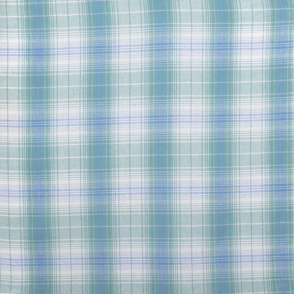 JCA Ladies Abbey Riviera Blue &amp; Sea Green Plaid Workshirt