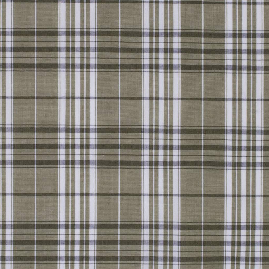 JCA Boys Brayden Olive Plaid Workshirt