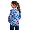 JCA Girls Harper Cornflower Painted Floral Workshirt