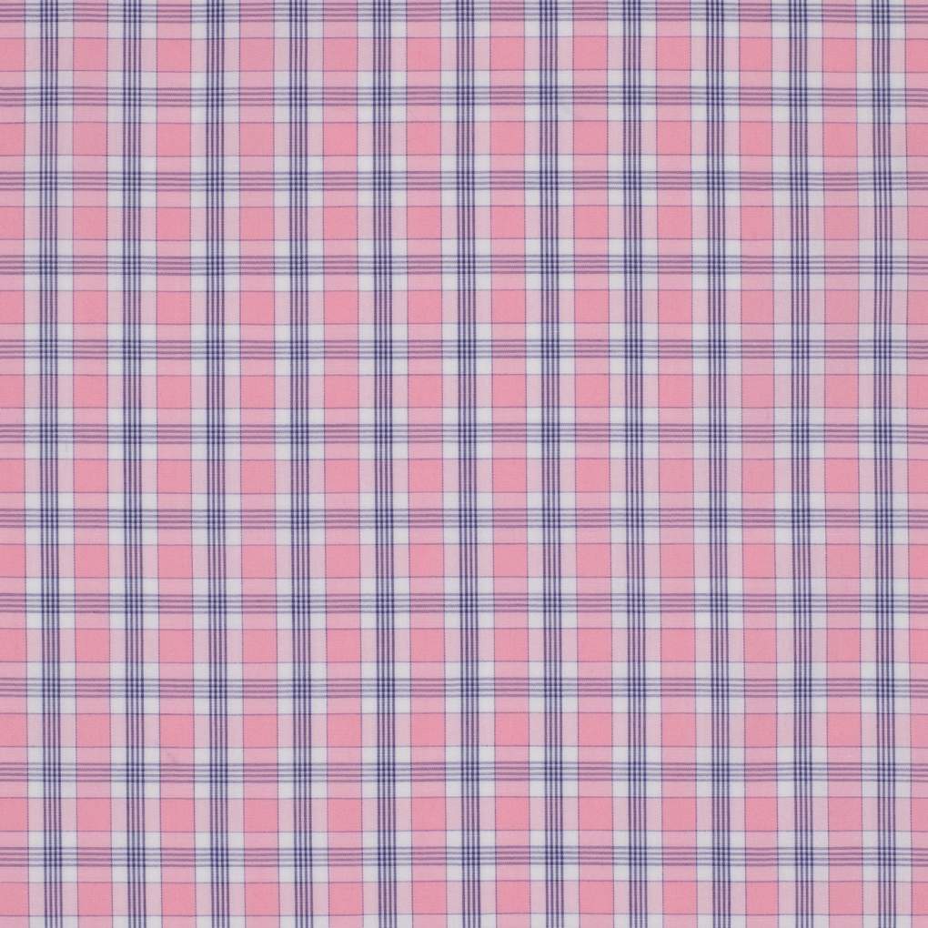 JCA Ladies Georgie Light Pink/Navy Plaid Workshirt