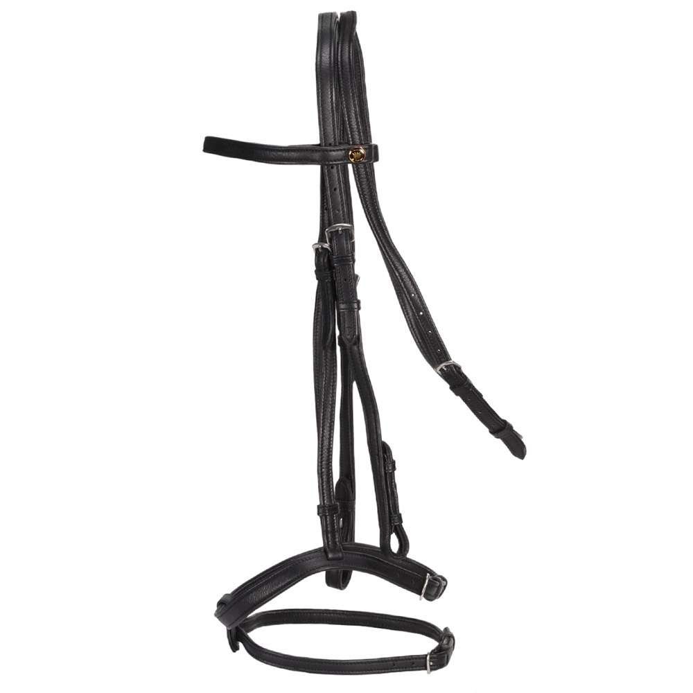 J&L Napp Snaffle Bridle Head