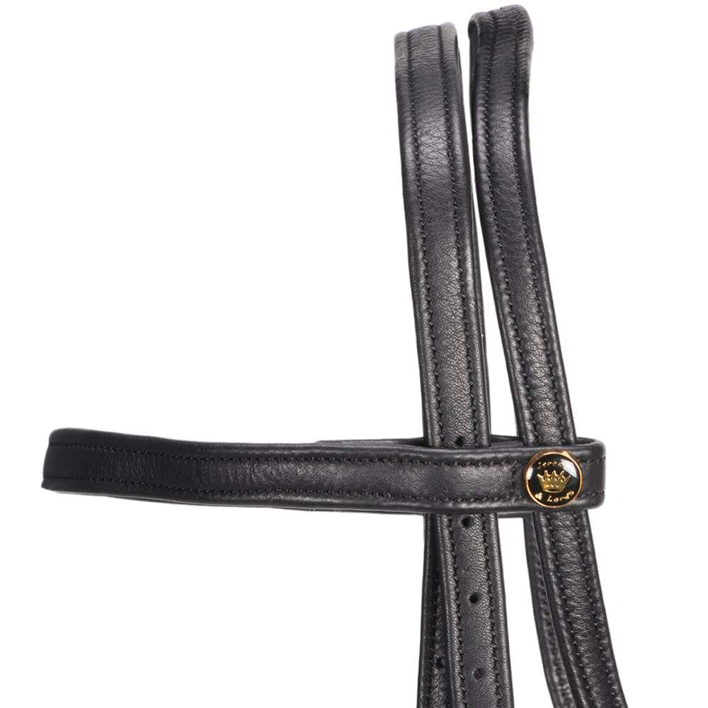 J&amp;L Napp Snaffle Bridle Head