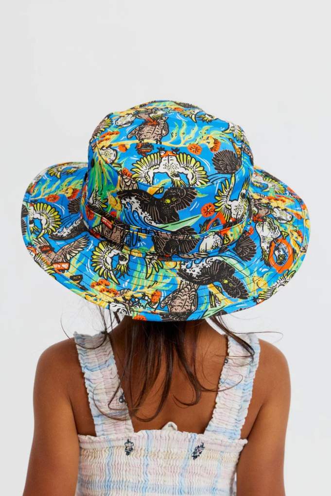 TradeMutt Kids Flock Around Wide Brim Hat