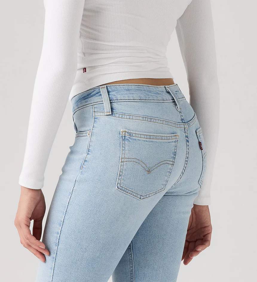 Levi Ladies Superlow All Alone 32 Leg Bootcut Jeans