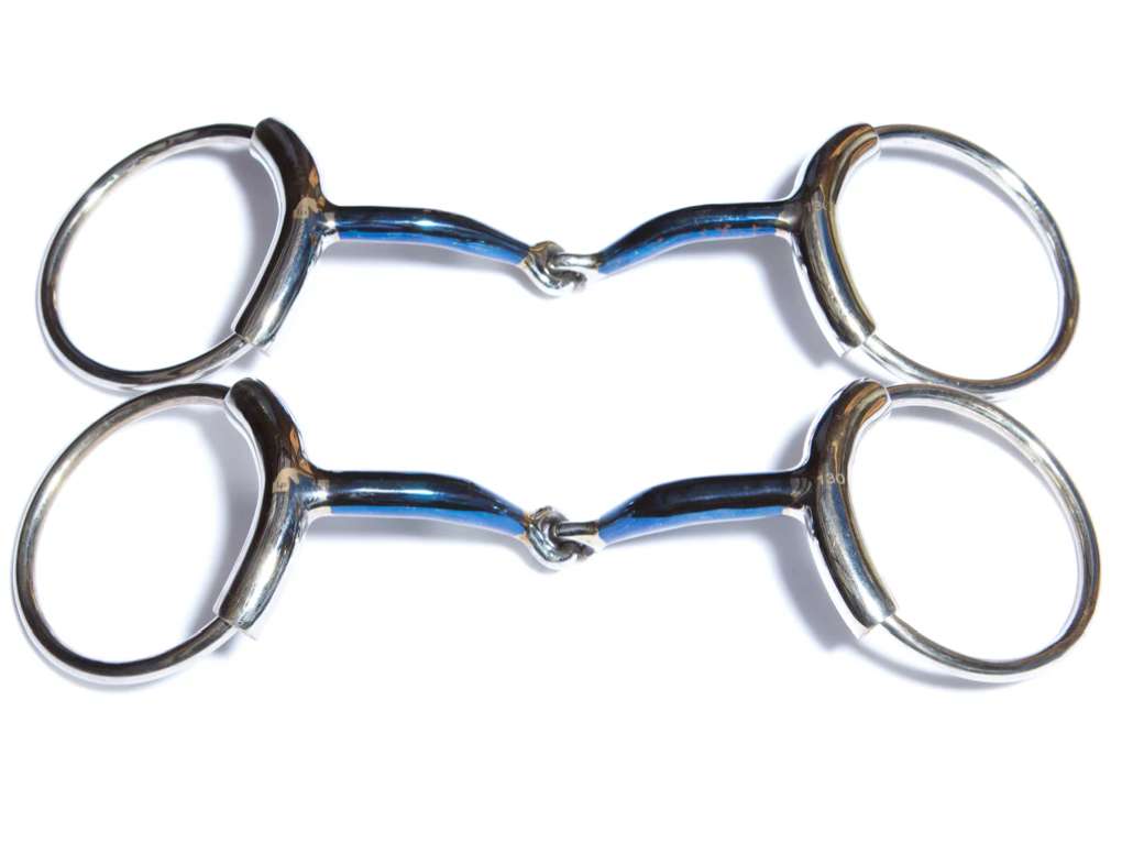 Toprail Loose Ring Tube Copper Inlay Snaffle Bit 12mm