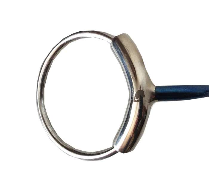 Toprail Loose Ring Tube Snaffle Bit 10mm