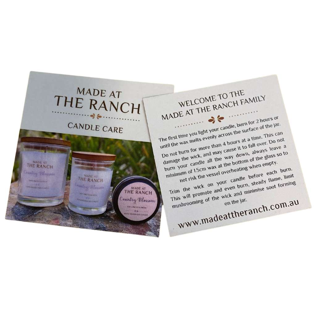 Made At The Ranch Station Hand Candle