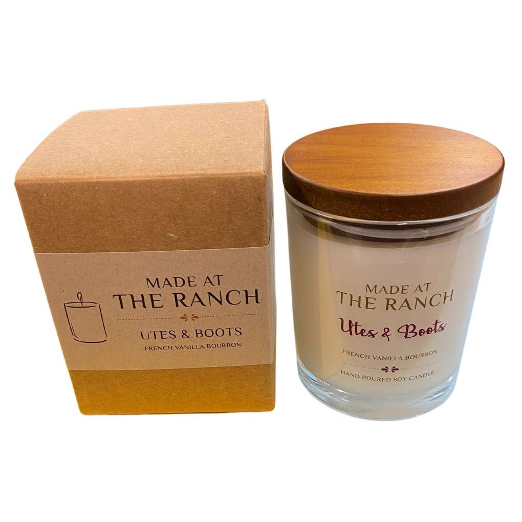 Made at the Ranch Utes &amp; Boots Candle