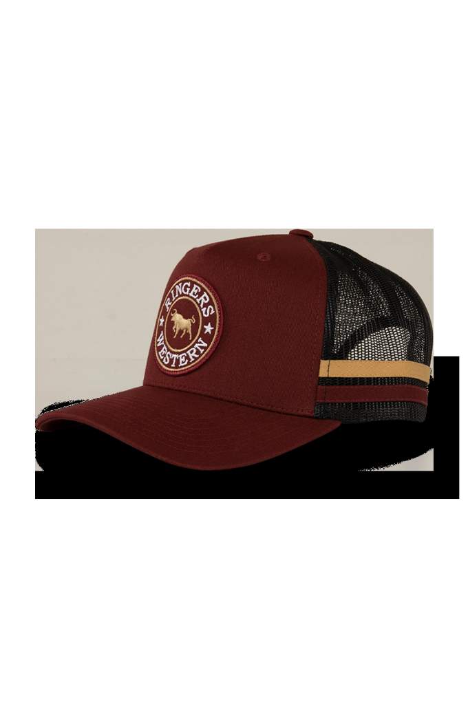 Ringers Western McCoy Trucker Cap Burgundy