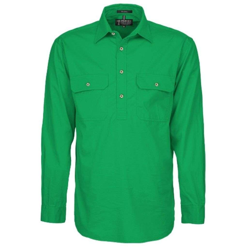 Ritemate Pilbara Mens Closed Front L/W Shirt