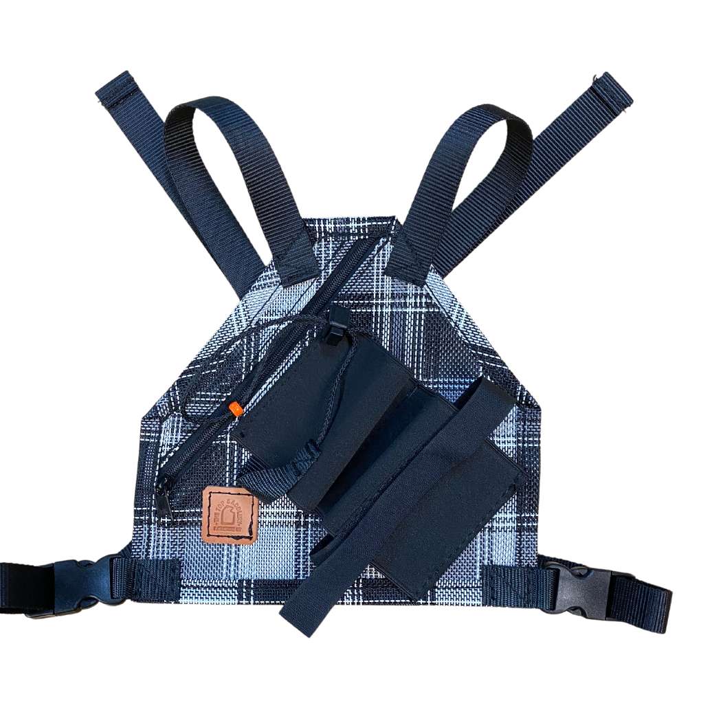 Mesh 2way Radio Chest Pouch