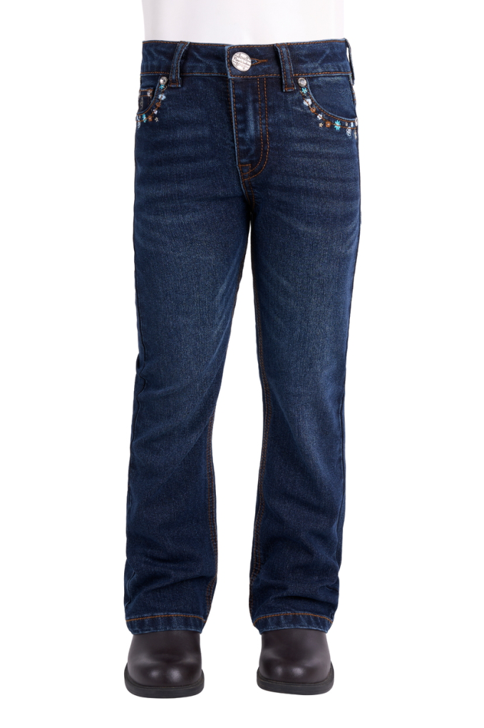 Pure Western Girls Blossom Jeans Evening Sky