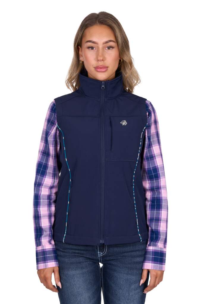 Pure Western Ladies Corine Vest Softshell