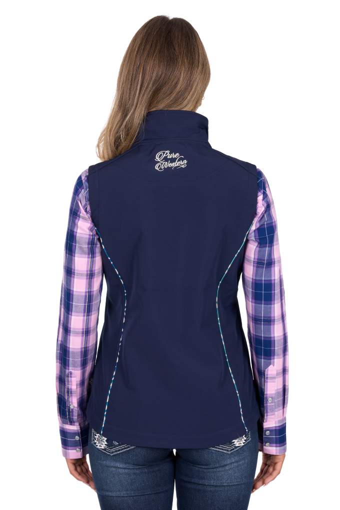 Pure Western Ladies Corine Vest Softshell