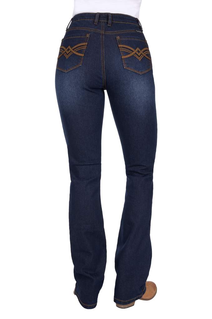 Pure Western Ladies Nova Hi Rise 34Leg Bootcut Jean
