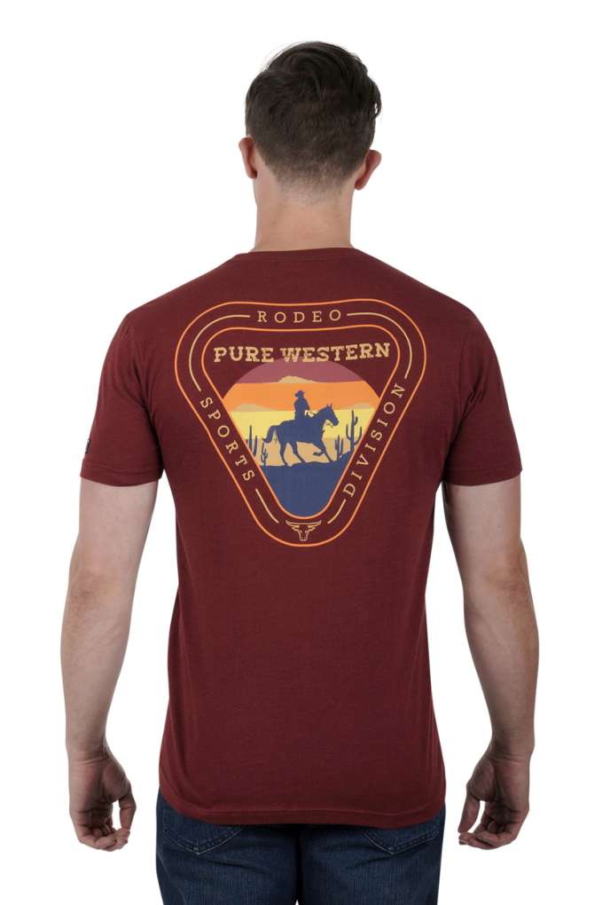 Pure Western Mens Cleveland Tee