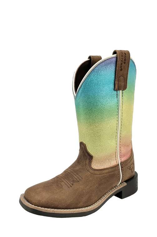 Pure Western Kids Maggie Boot Rainbow
