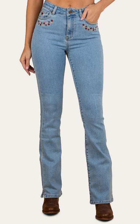 Ringers Western Ladies In Bloom Reg High Rise Jeans