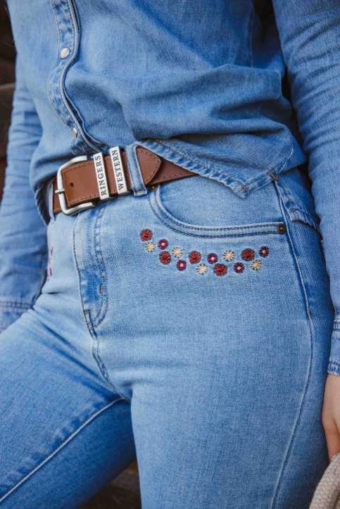 Ringers Western Ladies In Bloom Reg High Rise Jeans