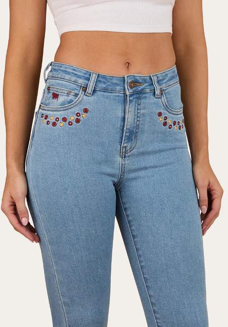 Ringers Western Ladies In Bloom Long High Rise Jeans
