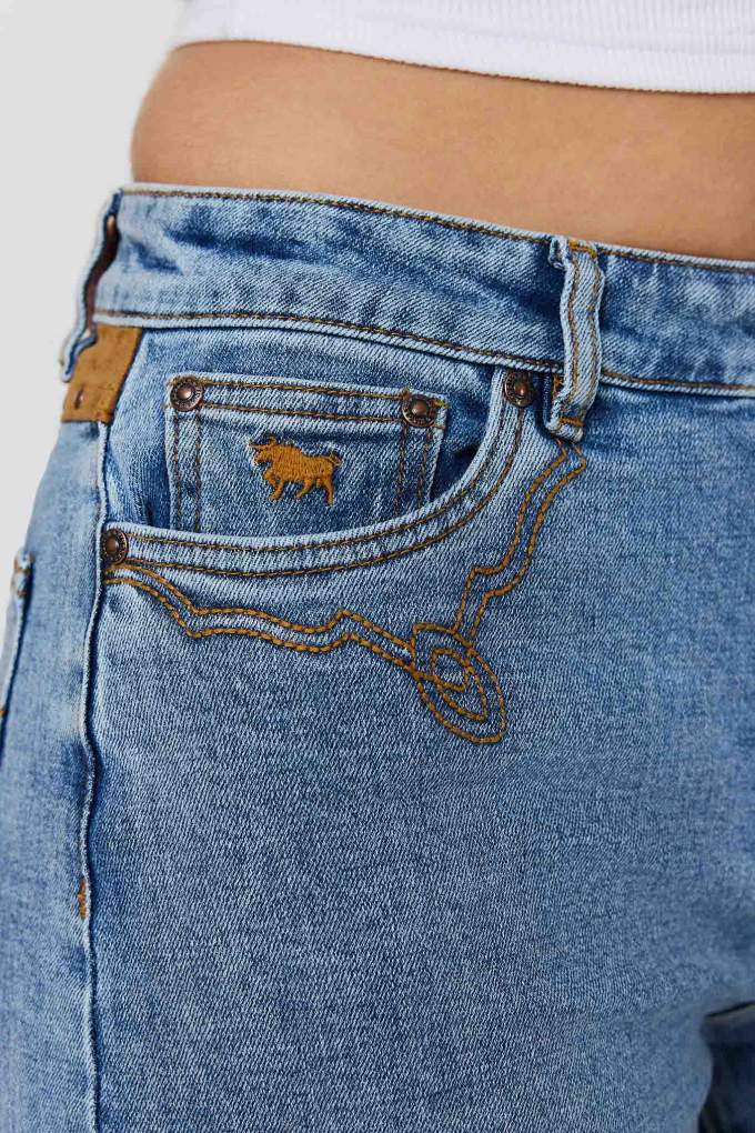 Ringers Western Ladies Nashville Denim Shorts