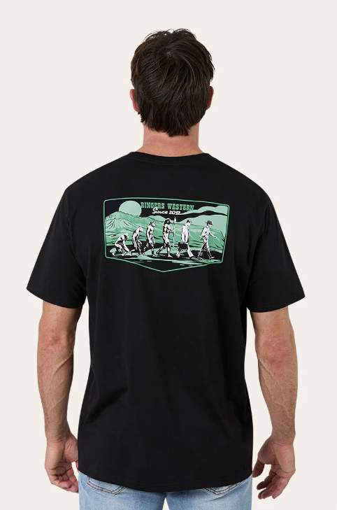 Ringers Western Mens Evolution of the Cowboy Tee
