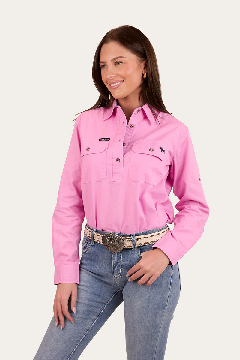 Ringers Western Ladies Pentecost River 1/2 Button Work Shirt